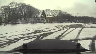 Play Time BMW 540I snow drifting