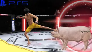 UFC4  Bruce Lee vs Big Pig EA Sports UFC 4