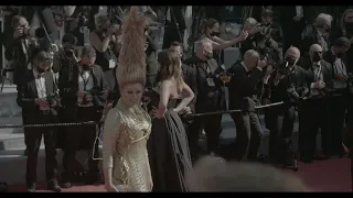 Лена Ленина с невероятной причёской на Каннском кинофестивале