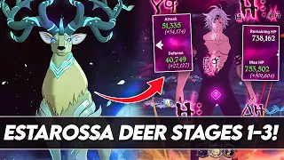 DEMON TEAM IS BROKEN ON DEER?! *ASSAULT MODE ESTAROSSA* (Eikthyrnir Gameplay) 7DS Grand Cross