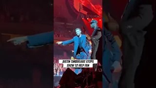 #JustinTimberlake STOPS show in Austin to get help to a fan 🙏 🎥: Lion Latch