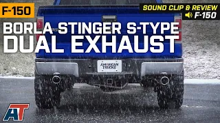 2011-2014 F150 EcoBoost Borla Stinger S-Type Dual Exhaust System Review & Install
