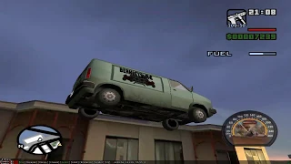 GTA SA: CJ outside RC Baron