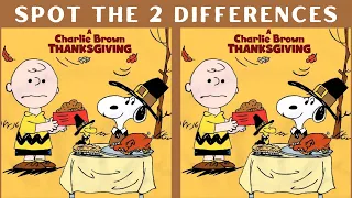 Spot The Difference: Charlie Brown Thanksgiving