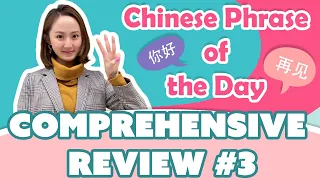 Learn Beginner Chinese | Chinese Phrase of the Day Challenge (COMPREHENSIVE REVIEW #3)