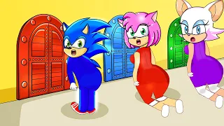 Sonic Bad Boy And Rouge Bad Girl - Sonic And Amy Sad Story - Funny Animation 2023