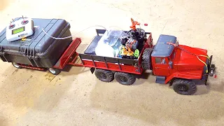 HOW TO BUILD an RC FiRE TRUCK - PART 8  (Cross RC UC6) - FiRE #3 - Truck & Trailer | RC ADVENTURES