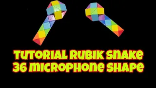 Rubik's snake 36 microphone shape