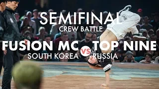 Top Nine Crew vs Fusion MC | Semifinal ROBC 2019 Crew