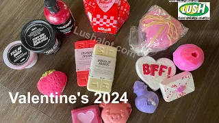 Lush Valentines 2024 Haul Unboxing