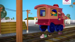 Piggy On The Railway Line | 3D English Nursery Rhyme for Children | Periwinkle | Rhyme #87