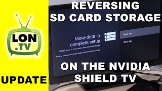 Nvidia Shield TV Update - How to Reverse Internal Storage on an SD Card or USB Drive