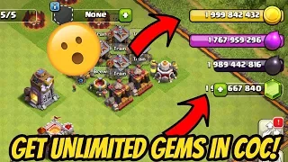 HOW TO GET INFINITE GEMS IN COC | Clash of Clans