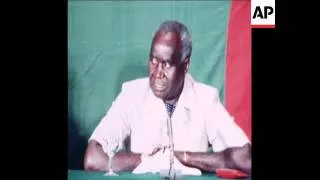 SYND 16 5 78 PRESIDENT KAUNDA OF ZAMBIA GIVES PRESS CONFERENCE IN LONDON