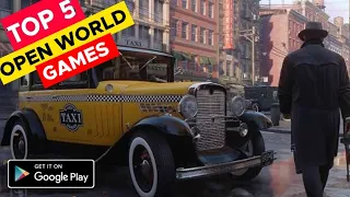 Top 5 Best Open World Games Like GTA 5 On Android & iOS || High Graphics