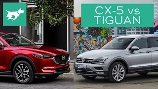 2017 Mazda CX-5 vs 2017 Volkswagen Tiguan Comparison Review