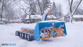 Thanks, snowbot! 3D printed snowblower helps clear St. Paul neighborhood
