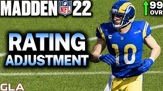 Madden 22 - WR Cooper Kupp 99 OVR Realistic Rating Adjustment Los Angeles Rams