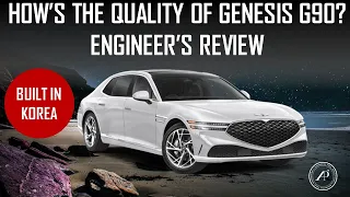 HOW'S THE QUALITY OF 2023 GENESIS G90? WHY IS THE PAINT 3X THICKER THAN OTHER LUXURY BRANDS?