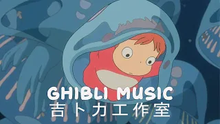 【Relaxing Ghibli Piano】3 小时吉卜力钢琴曲 🍀 一定要听一遍 🍀 龙猫 ，海边悬崖上的波妞