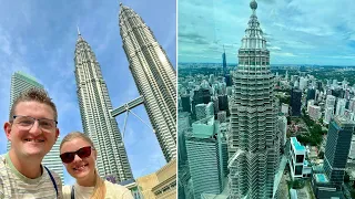 We Went Up The Petronas Towers In Kuala Lumpur - Amazing Views!