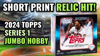 🚨NEW RELEASE🚨 2024 TOPPS SERIES 1 JUMBO HOBBY BOX!! RELIC /25 PULL 👀