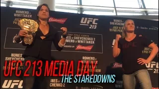 UFC 213 Staredowns Media Day l Nunes vs. Shevchenko
