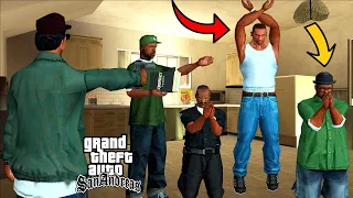 What Happens If RYDER GOES INTO CJ's HOUSE BEFORE THE FIRST MISSION Of GTA SAN ANDREAS?