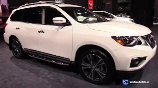 2018 Nissan Pathfinder Platinum - Exterior and Interior Walkaround - 2018 New York Auto Show
