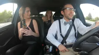 Uber Driver rapping in 2 beatiful ladies 🔥🔥