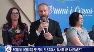 FORUMI I GRUAS SE PDIU ELBASAN, TAKIM ME ANETARET