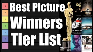 Ranking 45 Best Picture Winners — Tier List