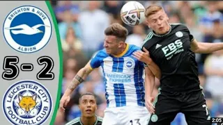 BRIGHTON VS LEICESTER 5-2 HIGHLIGHTS |PRIMIER LEAGUE 2022/2023