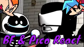 BF & Pico React (Part 2) FNF cartoon animation But - Different Characters are in it VS boyfriend