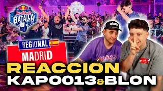 ¡LA MEJOR REGIONAL! BLON y KAPO ALUCINAN CON LA REGIONAL DE MADRID DE RED BULL BATALLA 🇪🇸♥️