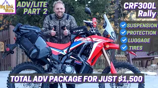 Building the Honda CRF300L Rally Into a True ADV Bike (EP 2)