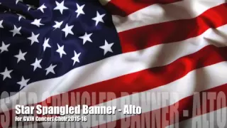 Star Spangled Banner - Alto