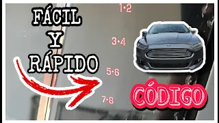 Como obtener el código o clave de acceso en un Ford en menos de 1 min. Sin llaves y sin doc.