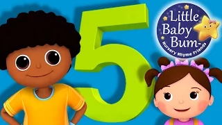 The Number 5 Song | Nursery Rhymes for Babies by LittleBabyBum - ABCs and 123s