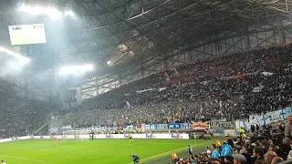 Marseille Fans “Aux Armes” Vs Leipzig Europe League Quarter Final