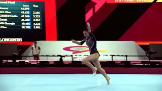 Giorgia Villa (ITA) Floor All Around 2019 Stuttgart World Championships