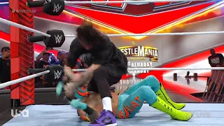 Dominik beats up Rey Mysterio - WWE RAW March 27, 2023