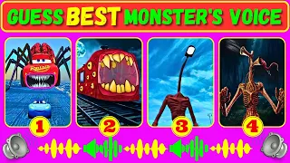 Guess Monster Voice McQueen Eater, Train Eater, Light Head, Siren Head Coffin Dance