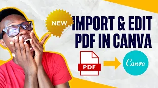 NEW WAY to Import and Edit PDF in Canva  | African Geek