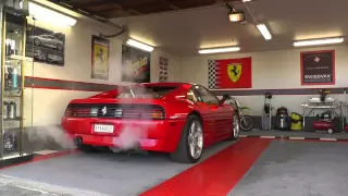 Fire up my Ferrari 348 after the winter. This sound is the art of music