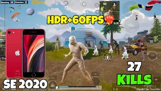 IPhone SE 2020 High Graphics Pubg Test in 2023 | HDR+60FPS Pubg Gameplay