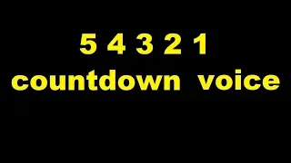 5 4 3 2 1 countdown   voice Sound Effect