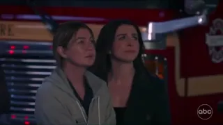 Amelia, Meredith and Maggie "Meredith's house burning" | Grey's anatomy season 19x06