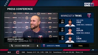 Manager Rocco Baldelli is a fan of the Twins' squirrel