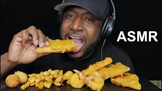 ASMR LONG JOHN SILVERS MUKBANG (EATING SOUNDS) TCASMR